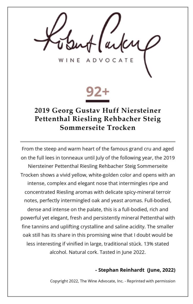 Robert Parker Wine Advocate S15 2019